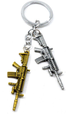 

Faynci Army Fire Arms AK 47 Twin Rifle lead Key Chain for Weapon Lover Key Chain