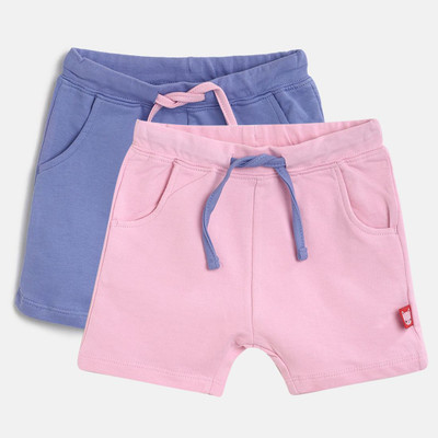 

Mini Klub Short For Girls Casual Solid Cotton(Multicolor, Pack of 2, Multi