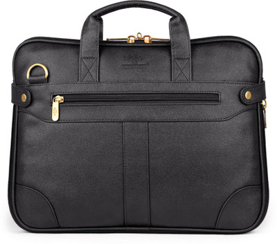 

The Clownfish 15.6 inch Expandable Laptop Messenger Bag(Black)