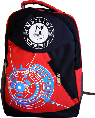 

Orbit 15.6 inch Laptop Backpack(Black, Red)