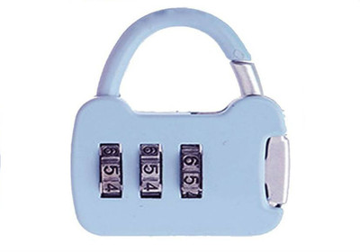 

Shrih 3 Digit Number Combination Padlocks Padlock(Light Blue)