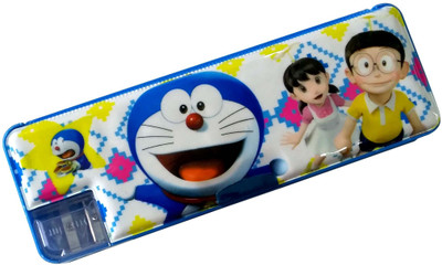 

Unique Arts Doraemon Cartoon Art Plastic Pencil Box(Set of 1, Blue)
