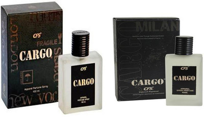 CFS Perfume CFS Cargo Black Perfume 100 ML + CFS Black Perfume 40 ML Perfume - 140 ml(For Men & Women)