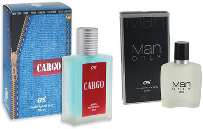 

CFS Perfume CFS Cargo Denim Perfume 100 ML + CFS Man Only Black Perfume 40 ML Perfume - 140 ml(For Men & Women)