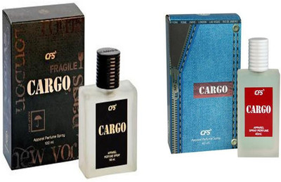

CFS Perfume CFS Cargo Black Perfume 100 ML + CFS Cargo Denim Perfume 40 ML Perfume - 140 ml(For Men & Women)