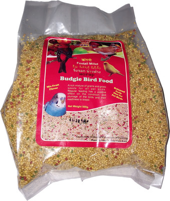

ROYAL PET Foxtail Millet Budgie Food 500g (Mix Fruit Flavor) | Balanced Daily Diet For Pet 500 g Dry Bird Food