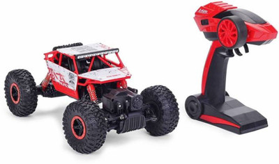 

Sajani ROCK CRAWLER 1:18 Scale 4WD RALLY CAR - The Mean Machine (Red)(Red)