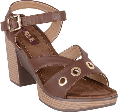 

Shuz Touch Women BROWN Heels