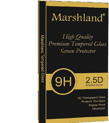 Marshland Tempered Glass Guard for Galaxy C7 pro 5D Glass Premium Quality Full Glue Screen Protector 9H Hardness Edge To Edge Perfect Fit For Samsung C7 Pro Tempered Glass (Golden)(Pack of 1)