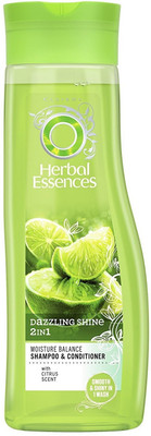 

Herbal Essences Dazzling Shine 2in1 Moisture Balance Shampoo & Conditioner(400 ml)
