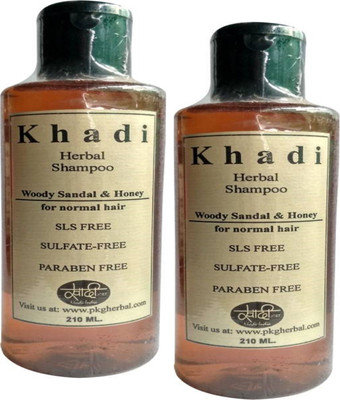 

Khadi Herbal WOODY SANDAL & HONEY SHAMPOO WITH JOJOBA OIL,SANDALWOOD EXTRACT (SLS+SULFATE+PARABEN FREE)(420 ml)