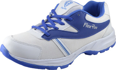 

Flex Run Running Shoes For Men(White, Blue