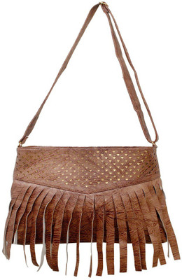 

Close2deal Girls Khaki PU Sling Bag