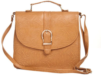 

Aliado Women Casual Brown Leatherette Sling Bag