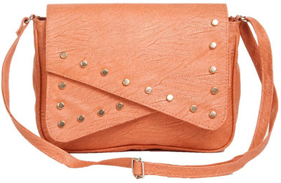 

Aliado Women Casual Pink Leatherette Sling Bag