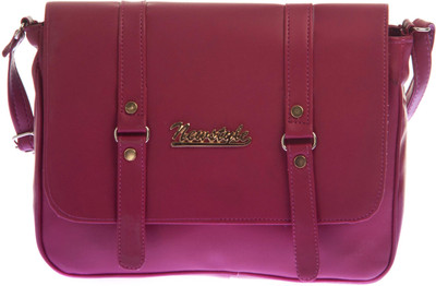 

Aliado Women Casual Pink Leatherette Sling Bag