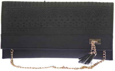 

Aliado Women Evening/Party Black Leatherette Sling Bag