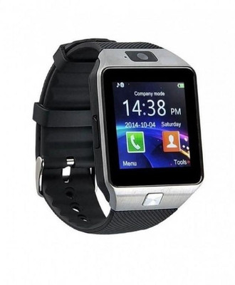 

Estar SAMSUNG Bluetooth M9 Smart Watch Phone with Camera and Sim Card Support for Android & IOS Mobile-SILVER SILVER Smartwatch(Black Strap FREE SIZE)