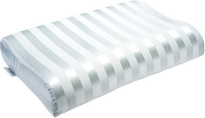 

The White Willow Contour Cervical Orthopedic Solid Memory Foam Pillow - 24"x16.5", White Neck Support (, White