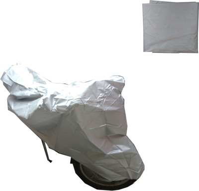 SpeedRock Two Wheeler Cover for TVS(Apache RTR 180, Silver)
