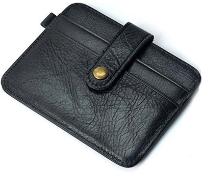 

Wildland Men Black Genuine Leather Card Holder(6 Card Slots)