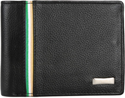 

SHEES Men Black Genuine Leather Money Clip(3 Card Slots)