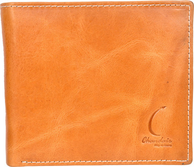 

Chandair Men Brown Genuine Leather Wallet(6 Card Slots), Tree house light brown