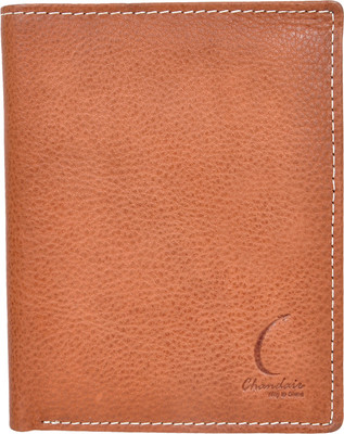 

Chandair Men Brown Genuine Leather Wallet(7 Card Slots), Ginger brown