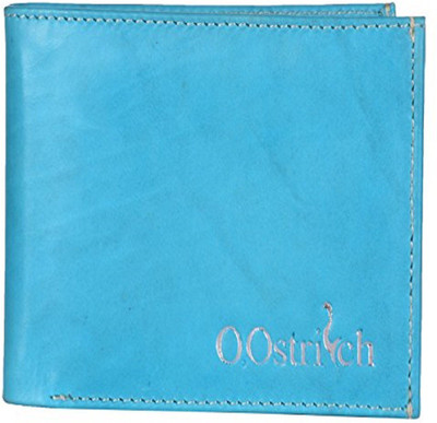 

SHEES Men Blue Genuine Leather Money Clip(3 Card Slots)