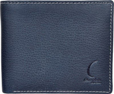 

Chandair Men Blue Genuine Leather Wallet(6 Card Slots), Dark blue