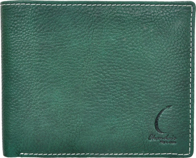 

Chandair Men Green Genuine Leather Wallet(6 Card Slots), Dark green