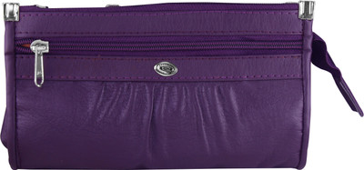 

EMOSHA Women Purple Artificial Leather Wrist Wallet(6 Card Slots)