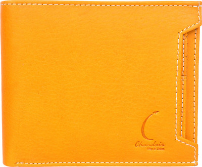

Chandair Men Yellow Genuine Leather Wallet(6 Card Slots), Bronze yellow