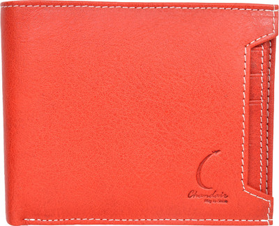 

Chandair Men Red Genuine Leather Wallet(6 Card Slots), Scarlet red