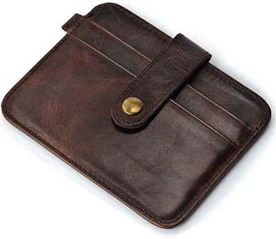 

Wildland Men Brown Genuine Leather Card Holder(6 Card Slots)