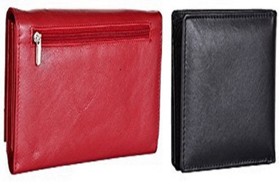 

O'OSTRICH Men Black Genuine Leather Money Clip(3 Card Slots)
