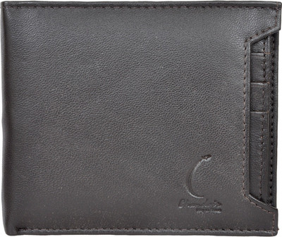 

Chandair Men Brown Genuine Leather Wallet(3 Card Slots), Reddish brown
