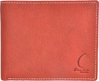 

Chandair Men Red Genuine Leather Wallet(6 Card Slots), Jam red