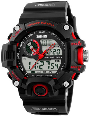 

Skmei Chronograph Analog Digital Multifunction Watch - For Men