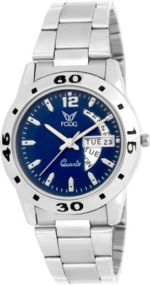Fogg 4035-BL-CK Day and Date Watch - For Women