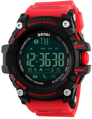

Skmei Bluetooth Digital Smart Watch with Remote Camera, Pedometer, Call and SMS Reminder Watch - For Men