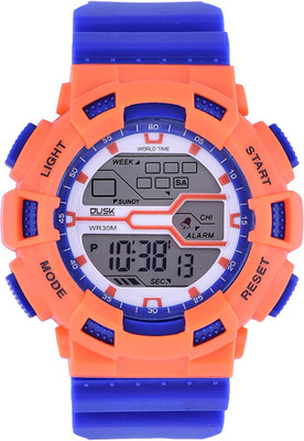 

Skmei Dusk 101 Orange Blue Digital Sports Watch - For Men