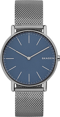 

Skagen SKW6420 Skagen SKW6420 Women's Signatur Mesh Bracelet Strap Watch, Gunmetal/Blue Watch - For Women