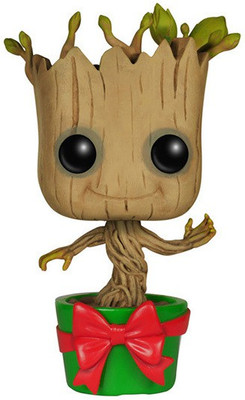 ZenShanti Guardians of the Galaxy | Dancing Potted Groot Bobble Action Figure | Green(Multicolor)