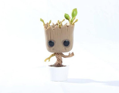 

ZenShanti Guardians of the Galaxy | Dancing Potted Groot Bobble Action Figure | White(Multicolor)