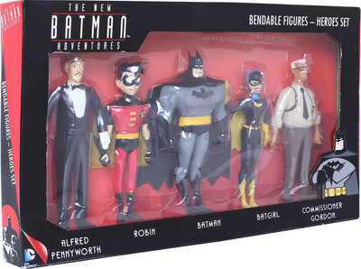 

NJ Croce Batman Adventure Heroes Figurines(Multicolor)