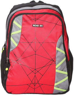 Scholex Red Printed School Bag Travel Backpack 20 L Backpack(Red)
