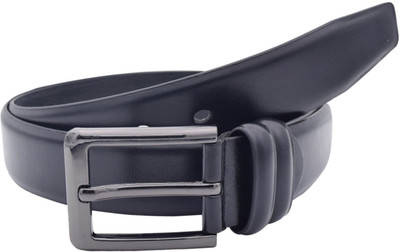 

baluchi Men Formal Black Artificial Leather Belt