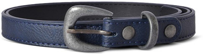 

Baggit Women Casual Blue Synthetic Belt, Navy blue