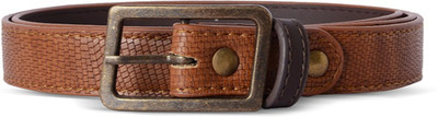 

Baggit Women Casual Brown Synthetic Belt, Mustard